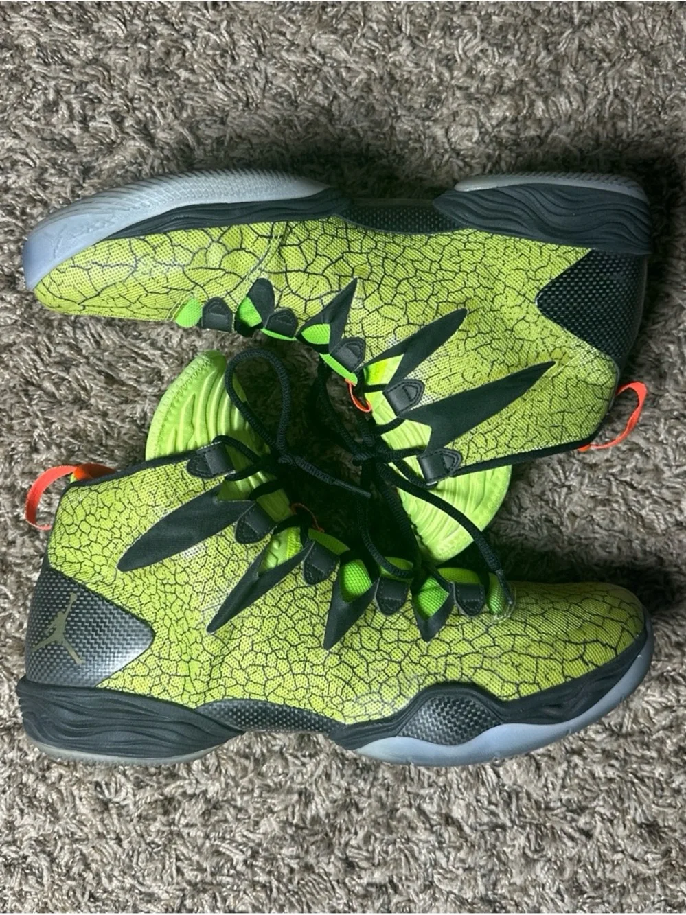 Jordan vibrant neon